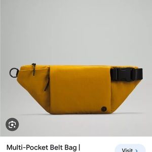 Lululemon Multi-Pocket Belt Bag- Mustard